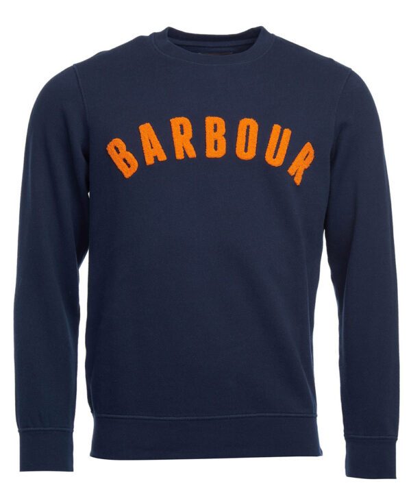 BARBOUR - Barbour Prep Logo Crew Marine