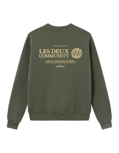 Community sweatshirt oliven2
