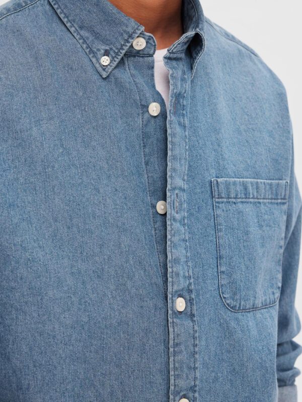 SELECTED HOMME - Slhregrick Denim New Shirt Ls