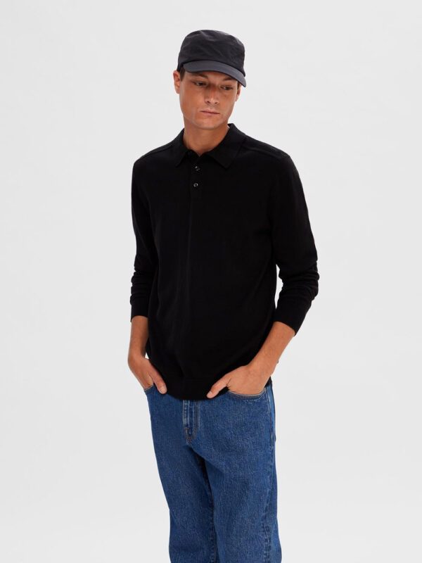 Slhberg Ls Knit Polo