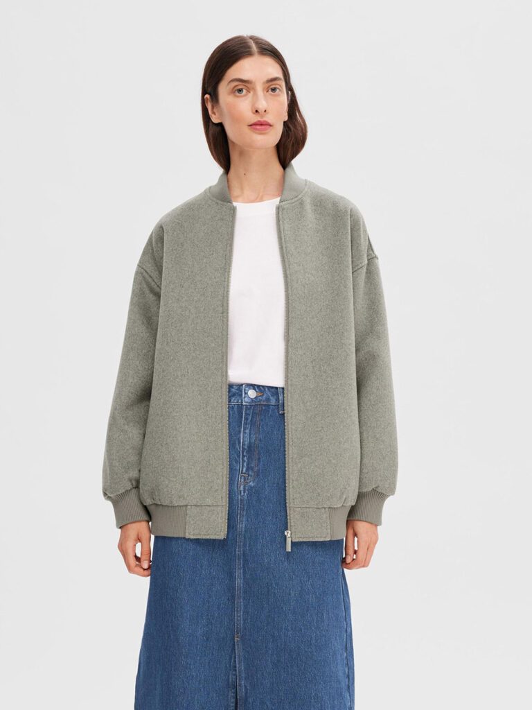 Slfceline Wool Bomber