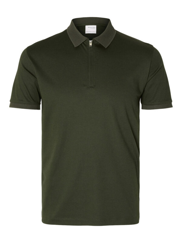 SELECTED HOMME - Fave Zip ss Polo