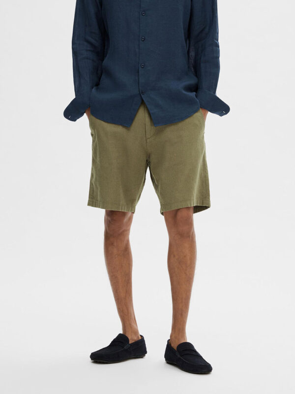 SELECTED HOMME - SLH Regular-Brody Linen Shorts