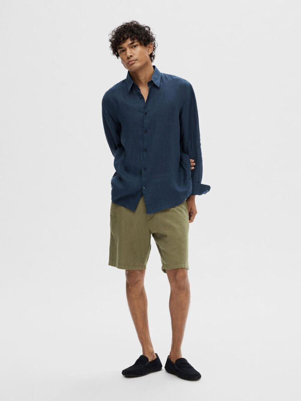 SELECTED HOMME - SLH Regular-Brody Linen Shorts