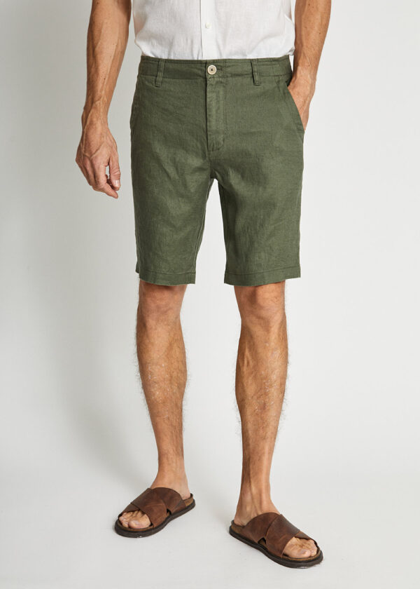 Bruun & Stengade - Abel Regular Fit Linen Shorts