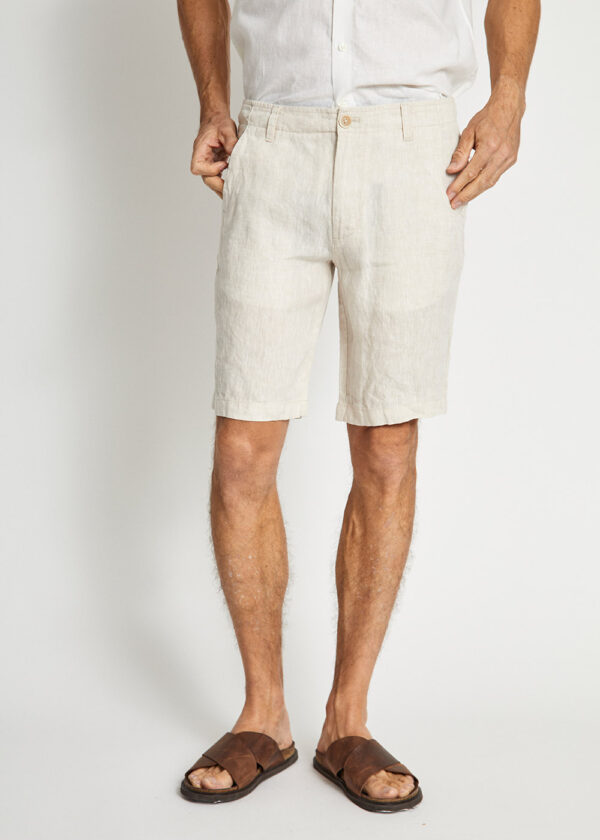 Bruun & Stengade - Abel Regular Fit Linen Shorts