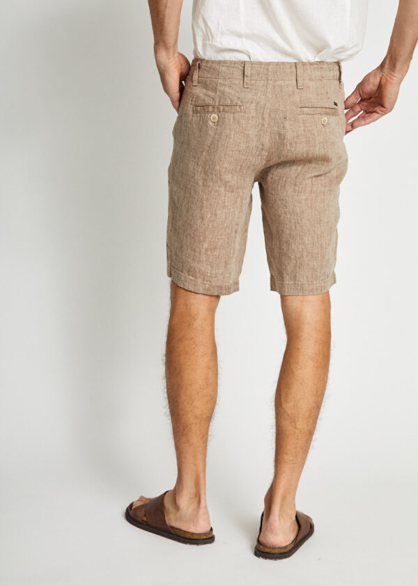 Bruun & Stengade - Abel Regular Fit Linen Shorts