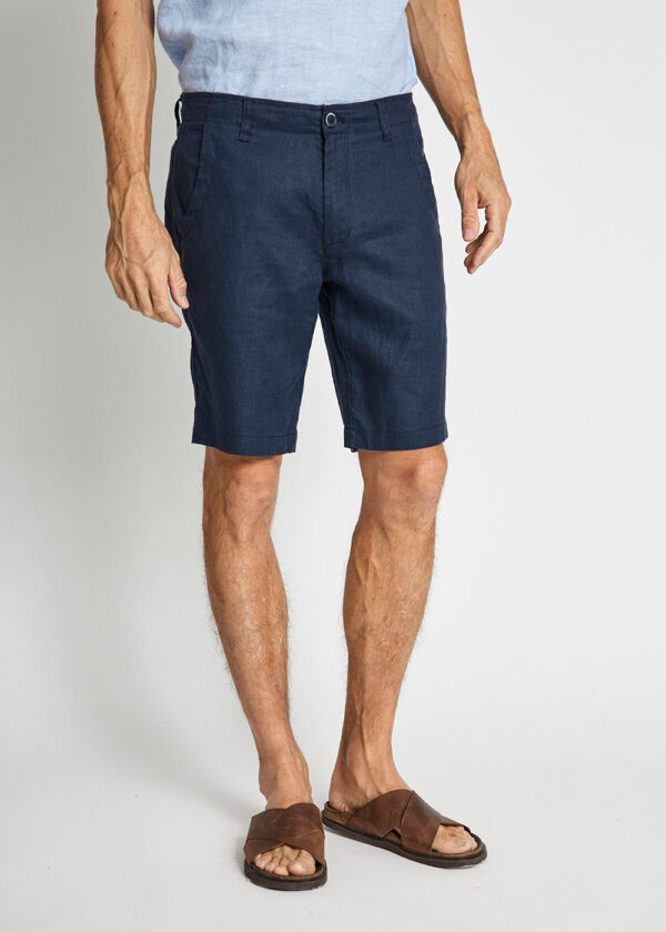 Bruun & Stengade - Abel Regular Fit Linen Shorts