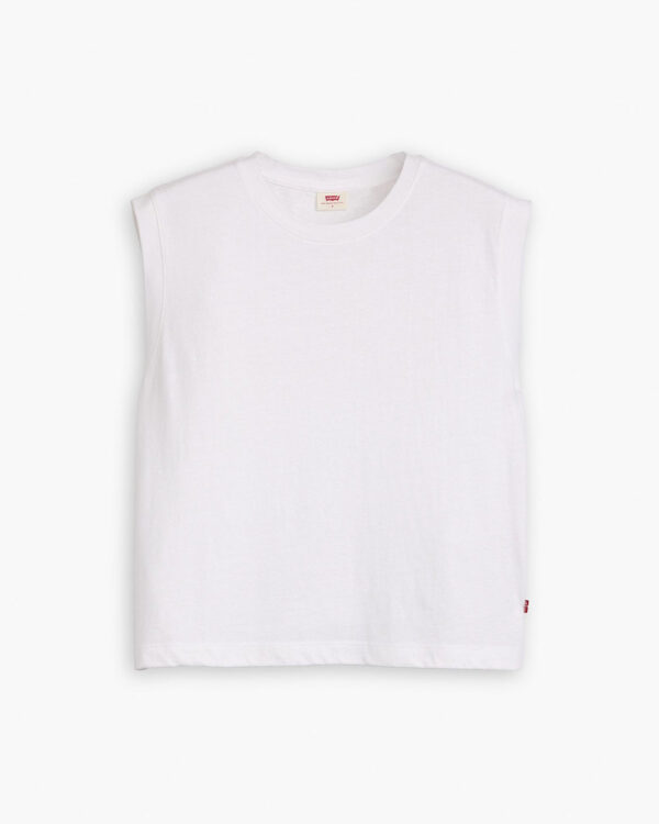 LEVI´S - Boxy Tank White + Slub