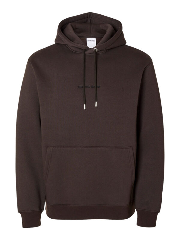 SELECTED HOMME - Hankie Logo Hood Sweat