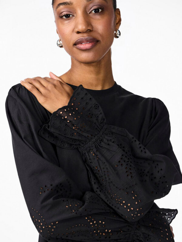 Y.A.S - Lex Embroidered Sleeve Top