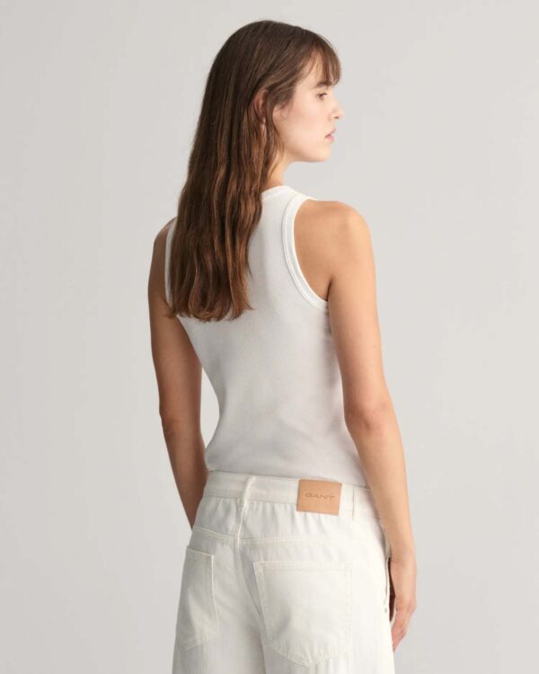 GANT - High Neck Rib Tank Top