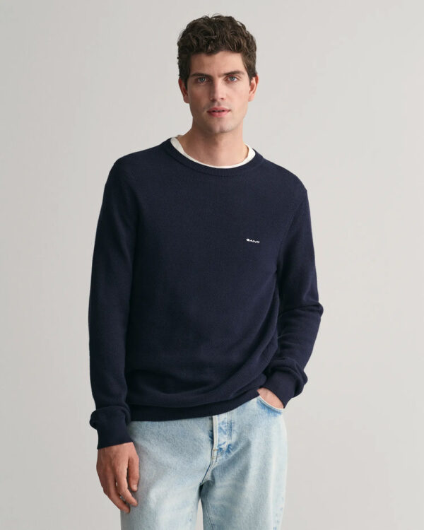 GANT - Cotton Pique C-Neck