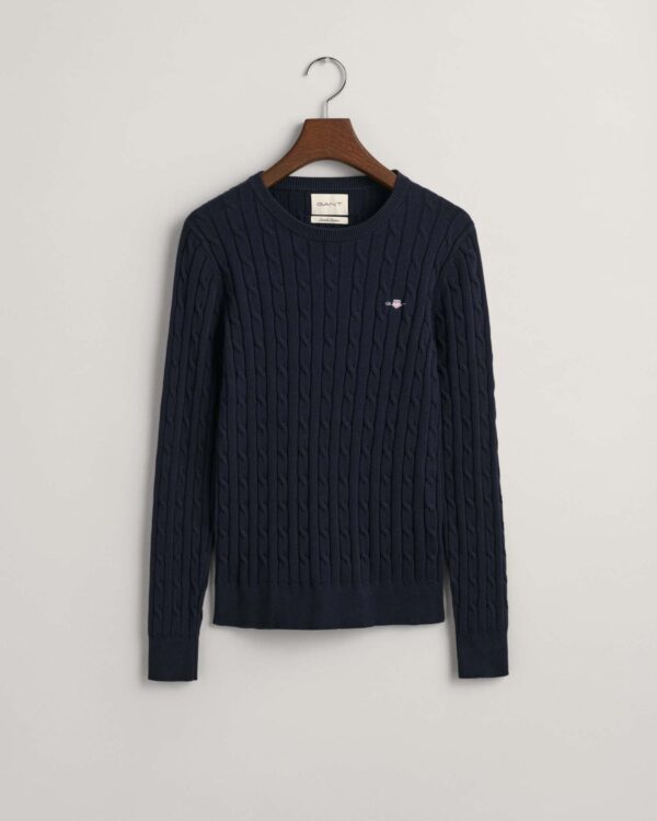 GANT - Stretch Cotton Cable C-Neck