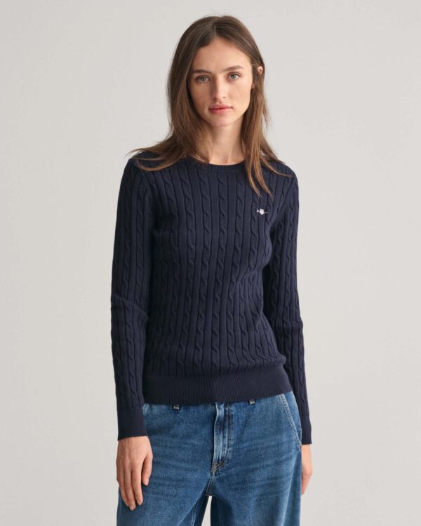 GANT - Stretch Cotton Cable C-Neck