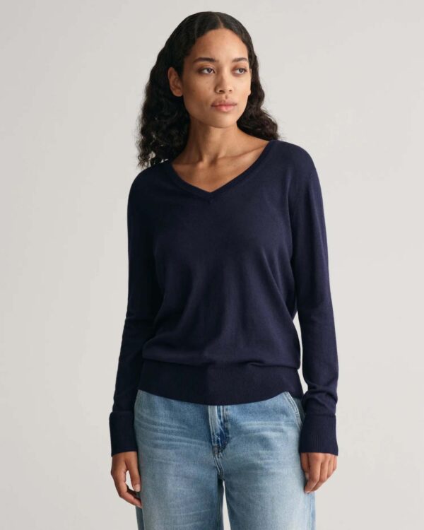 GANT - Fine Knit V-Neck