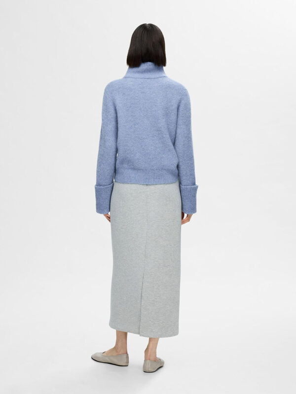 SELECTED FEMME - Slf Sia Ras LS Knit High Neck