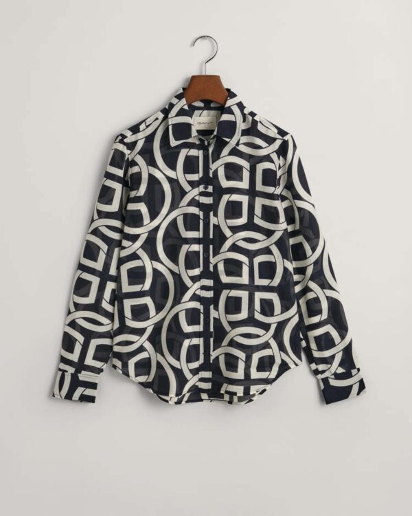 GANT - Reg Monogram Print Blouse