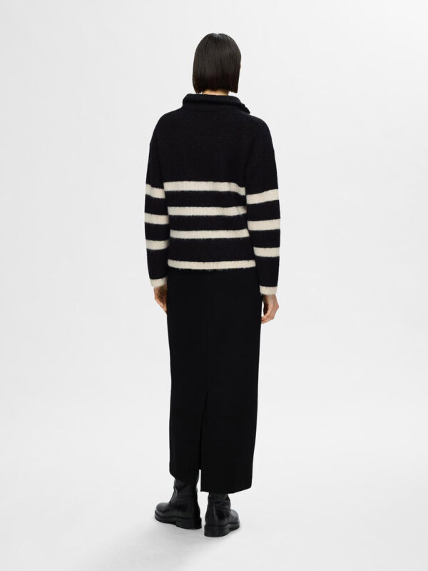 SELECTED FEMME - Maline Ls Knit Half Zip