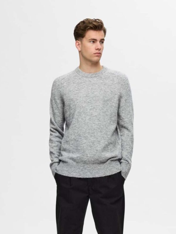 SELECTED HOMME - Rai LS Knit Crew Neck