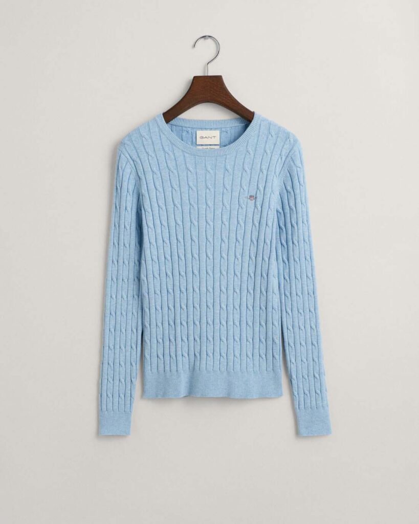 Gant Stretch Cotton Cable C-Neck