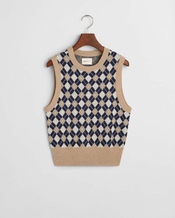 GANT - Argyle C-Neck Vest