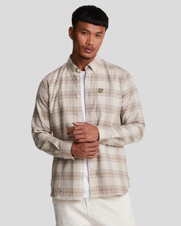 LYLE & SCOTT - Tonal Check Flannel Shirt