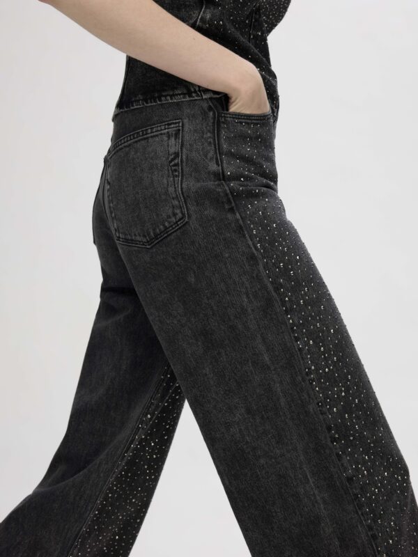 SELECTED FEMME - Marley - Merle HW Wide Jeans