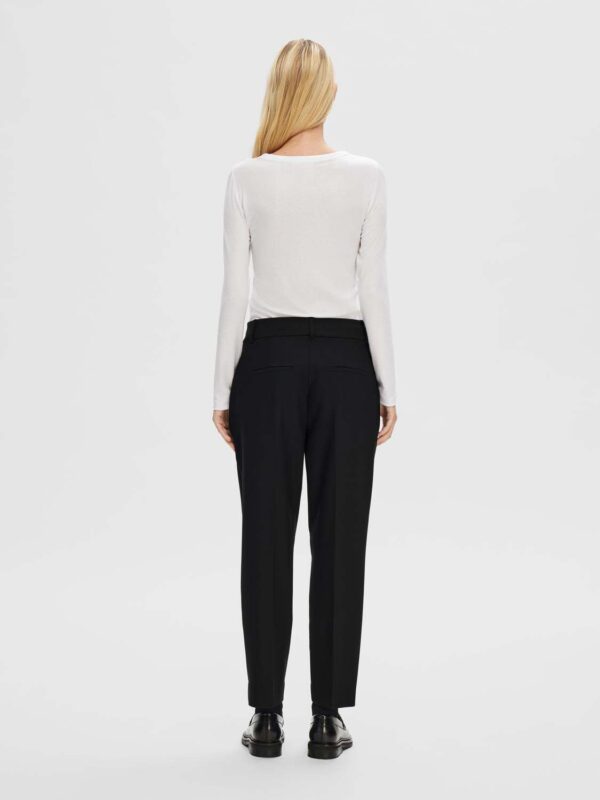 SELECTED FEMME - Rita - Riamw Cropped Pant Black