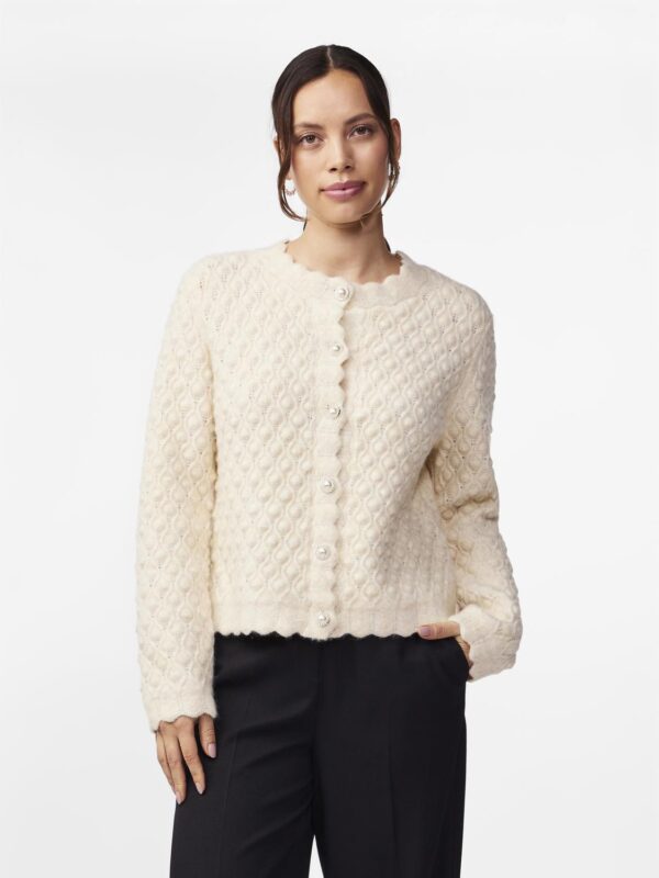 Y.A.S - YAS BUBBLE LS KNIT CARDIGAN