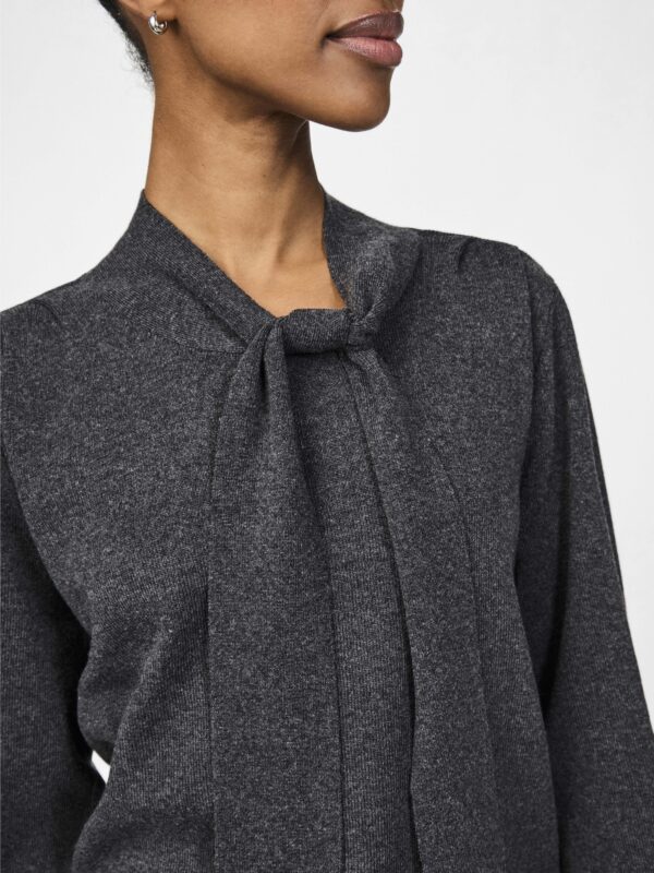 Y.A.S - Assi LS Bow Knit Pullover