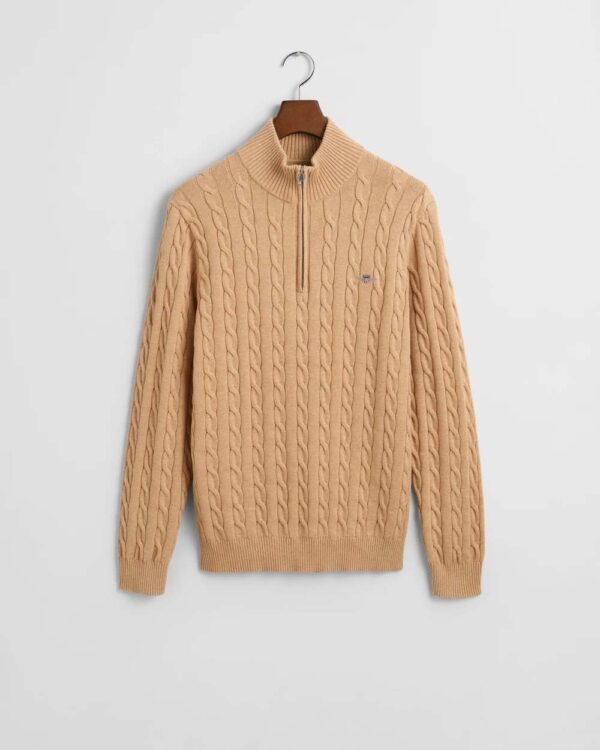 GANT - Cotton Cable Half Zip