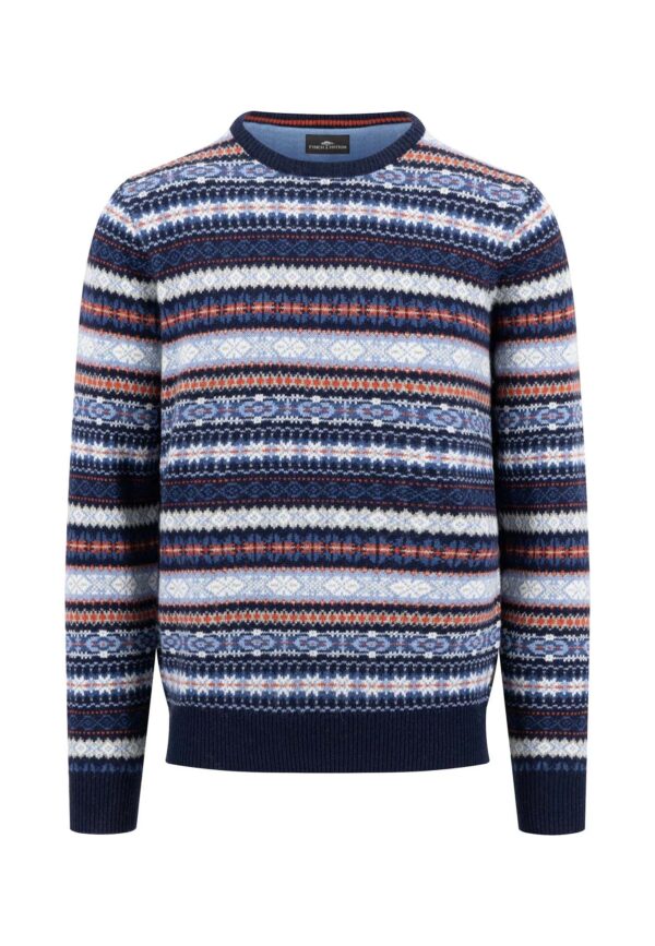 Fynch-Hatton - O-Neck Jaquard Knitwear