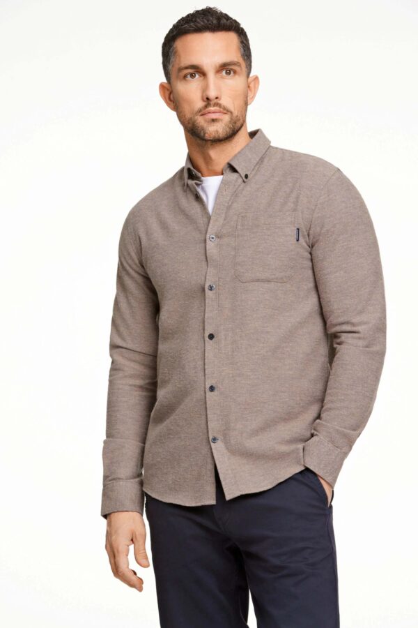 LINDBERGH - Brushed Twill Shirt L/S