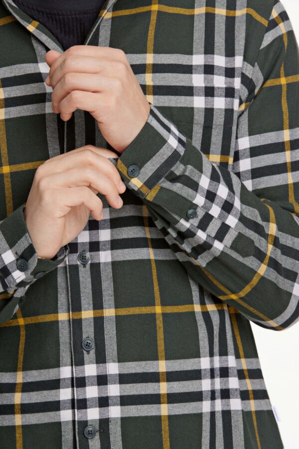 LINDBERGH - Checked Twill Shirt L/S