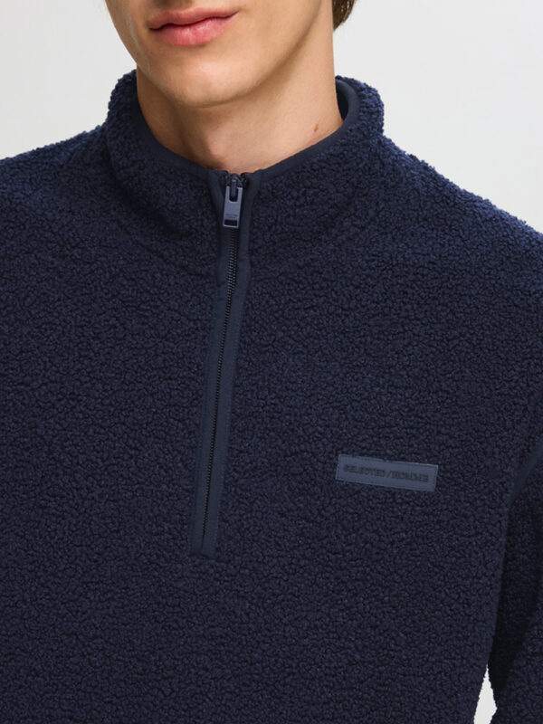 SELECTED HOMME - Storm Fleece High Neck Sweat