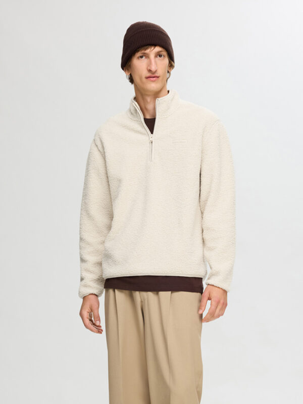 SELECTED HOMME - Storm Fleece High Neck Sweat