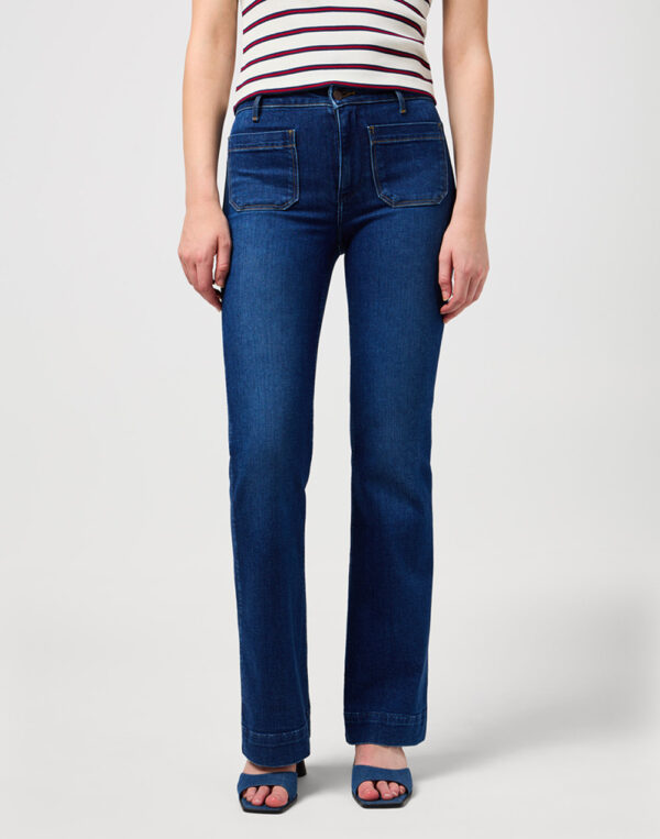 WRANGLER - FLARE DARK WASH