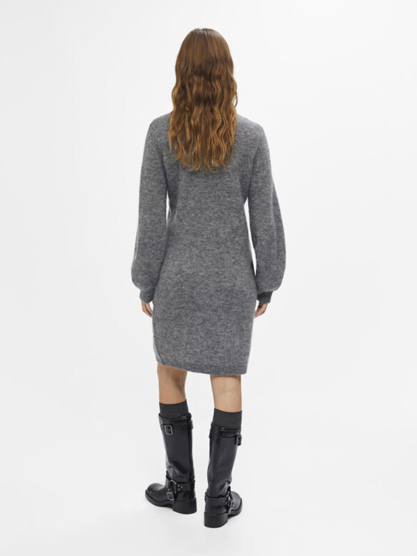 OBJECT - Nete Knit Rib L/S Zip Dress