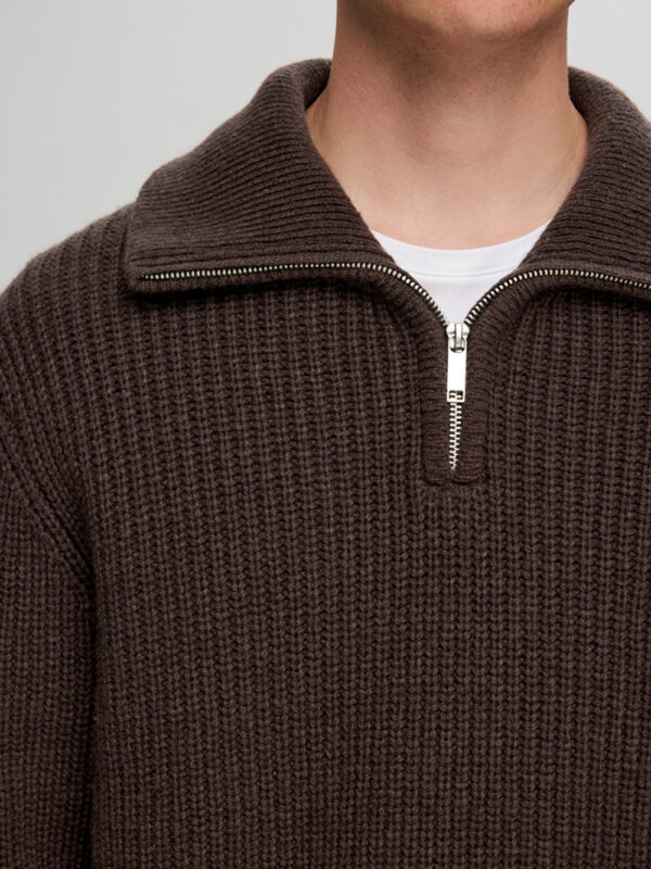 SELECTED HOMME - Land LS Knit Half-Zip