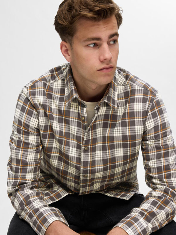 SELECTED HOMME - Reg-Owen Flannel Mix Check Shirt - Bilde 2