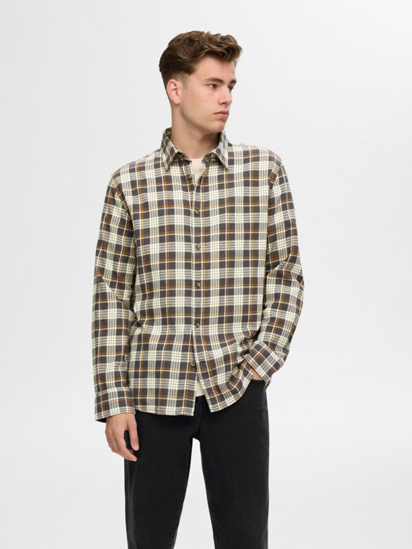 SELECTED HOMME - Reg-Owen Flannel Mix Check Shirt