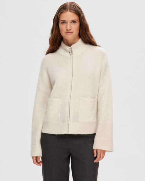 zip cardigan woman