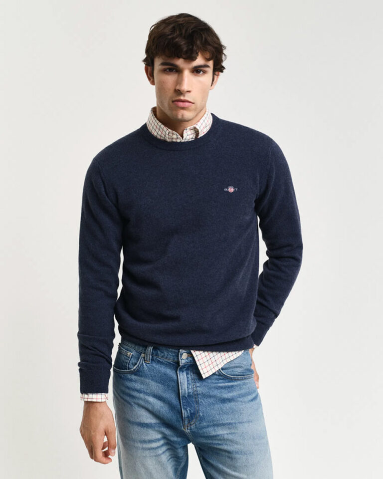 GANT - SUPERFINE LAMBSWOOL C-NECK