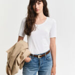 GANT - SLIM SS SCOOP NECK