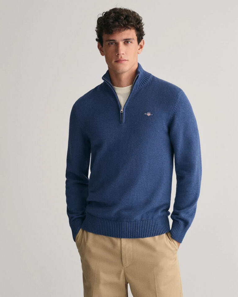 GANT - CASUAL COTTON HALFZIP