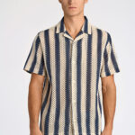 LINDBERGH - BOLD STRIPE RESORT SHIRT