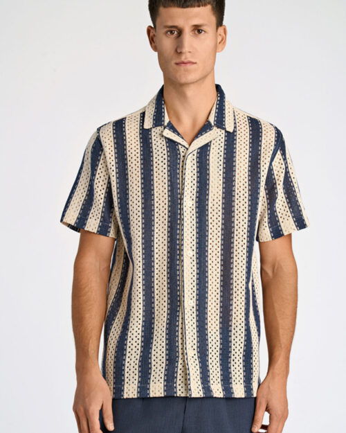 LINDBERGH - BOLD STRIPE RESORT SHIRT