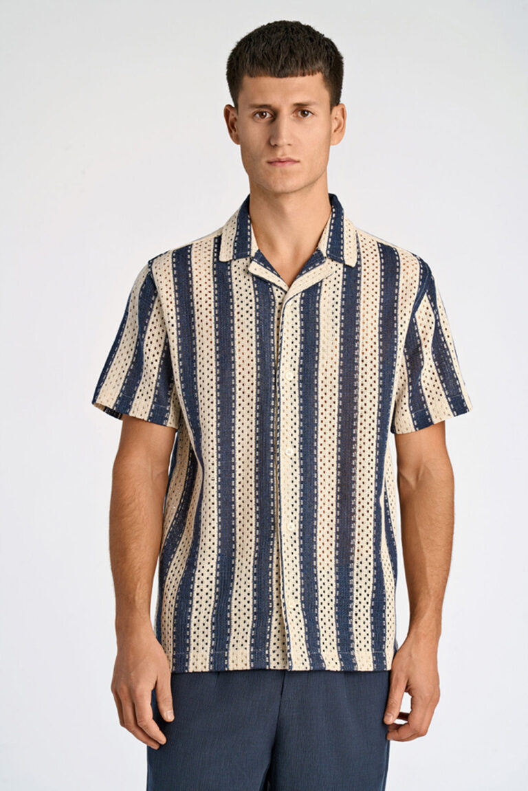 LINDBERGH - BOLD STRIPE RESORT SHIRT