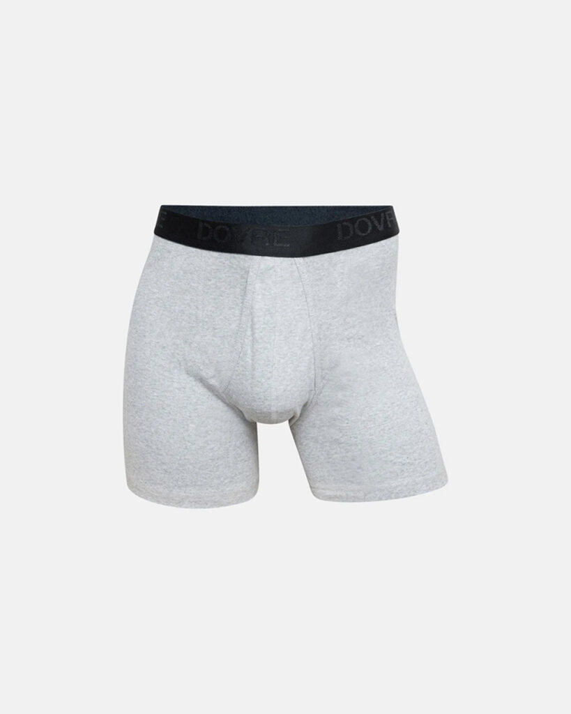 DOVRE - BOXERSHORTS M GYLF RIB GRÅ